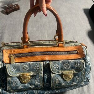 Monogram Denim Neo Speedy Blue